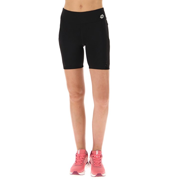 Short Lotto Workout Ciclista W Mujer Negras | MC565006Y3