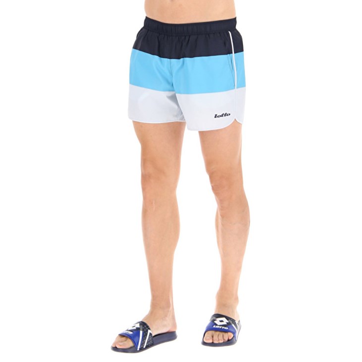 Short de Baño Lotto Beach Color Hombre Azules | ZE271507I0