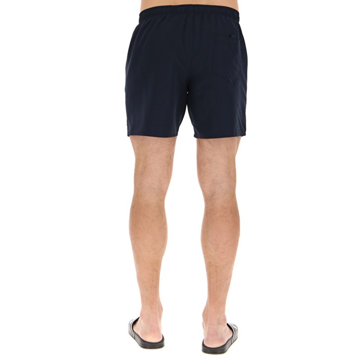 Short de Baño Lotto Beach PL Hombre Azul Marino Azules | VH498169I4