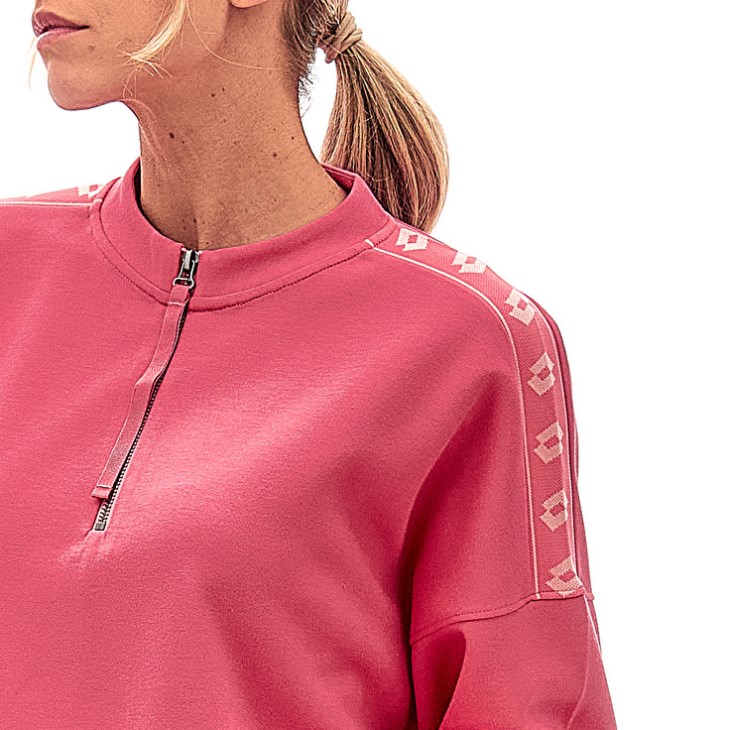 Sudadera Lotto Athletica Due W VI Hz Mujer Rosas | XF352535T1