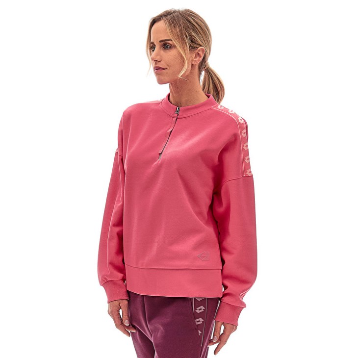 Sudadera Lotto Athletica Due W VI Hz Mujer Rosas | XF352535T1