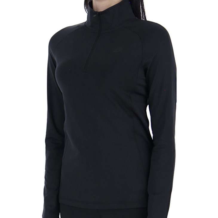 Sudadera Lotto MSP W Sports Zip Hz Mujer Negras | WZ173087H1