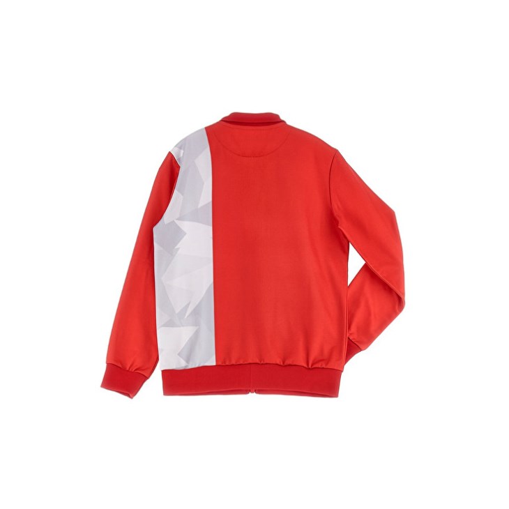 Sudadera Lotto Monza 23 Pre Gara FZ JR Niños Rojas Gris | BQ315761H7