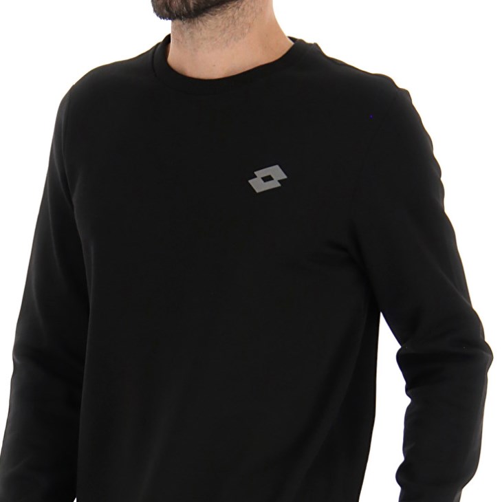 Sudadera Lotto Msc RN Hombre Negras | VG467476C7
