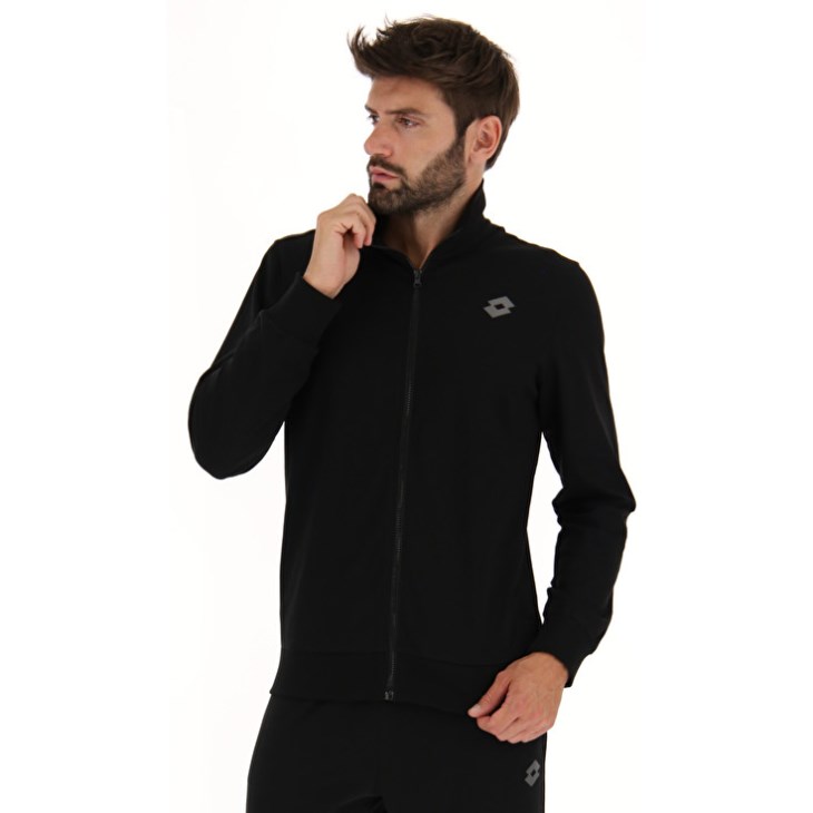 Sudadera Lotto Msc Sports FZ Hombre Negras | OR893359S5