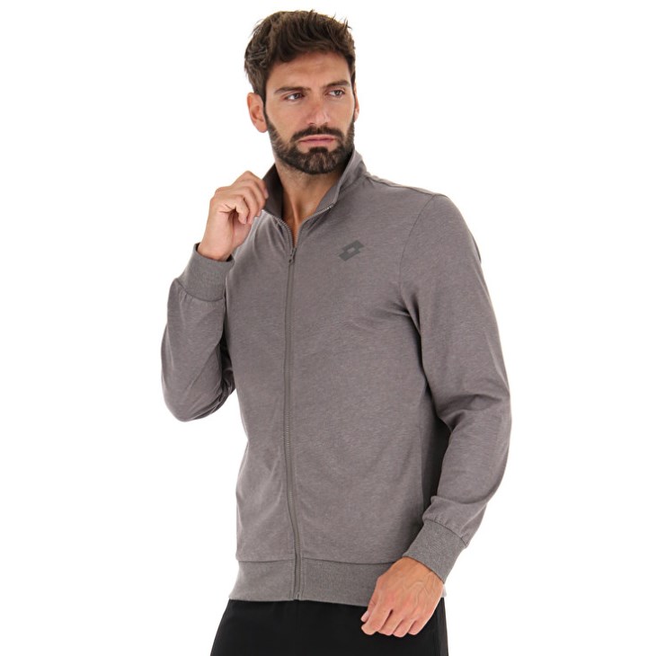 Sudadera Lotto Msc Sports FZ MEL Hombre Gris | LH922582Q9