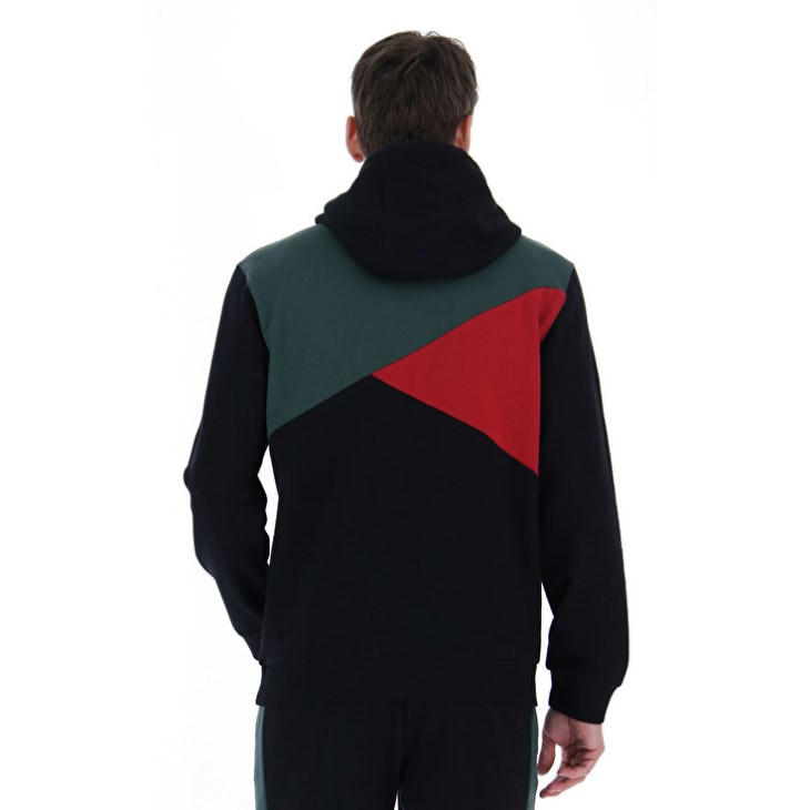 Sudadera con Capucha Lotto Athletica LG III Sweat HD FL Hombre Negras | QI612741A2