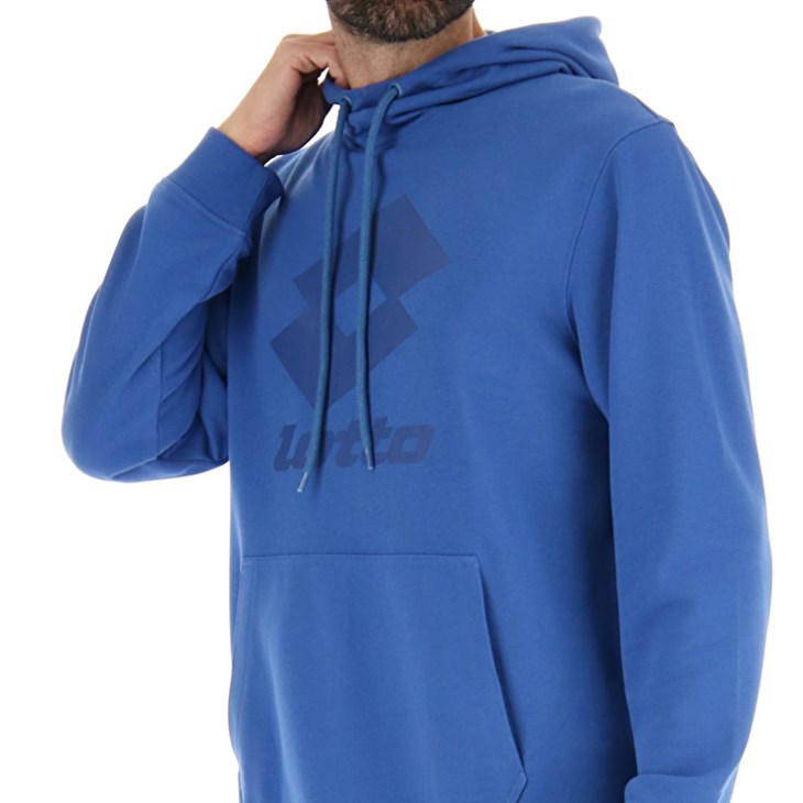 Sudadera con Capucha Lotto Smart IV Sweat HD 2 Hombre Azules | EZ402140D0