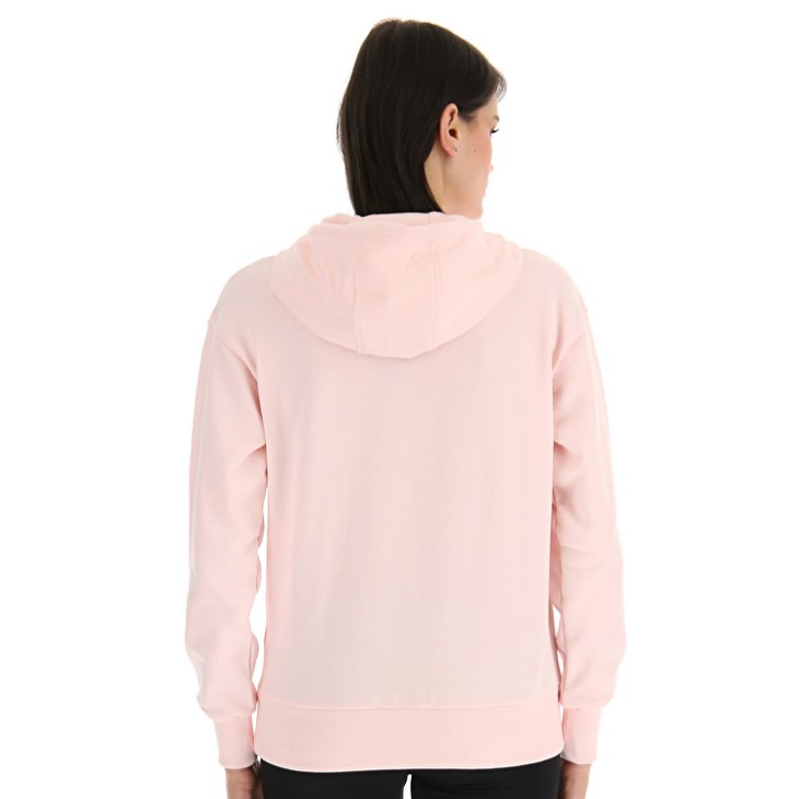 Sudadera con Capucha Lotto Smart W III Sweat HD Mujer Rosas | EO366026D2