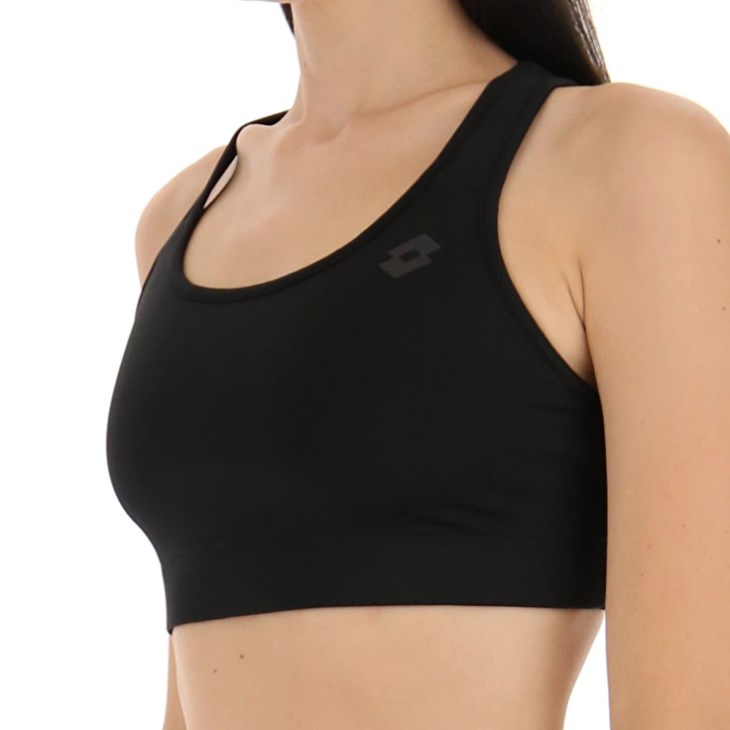 Tops Lotto MSP W Sports Mujer Negras | VJ128512V7