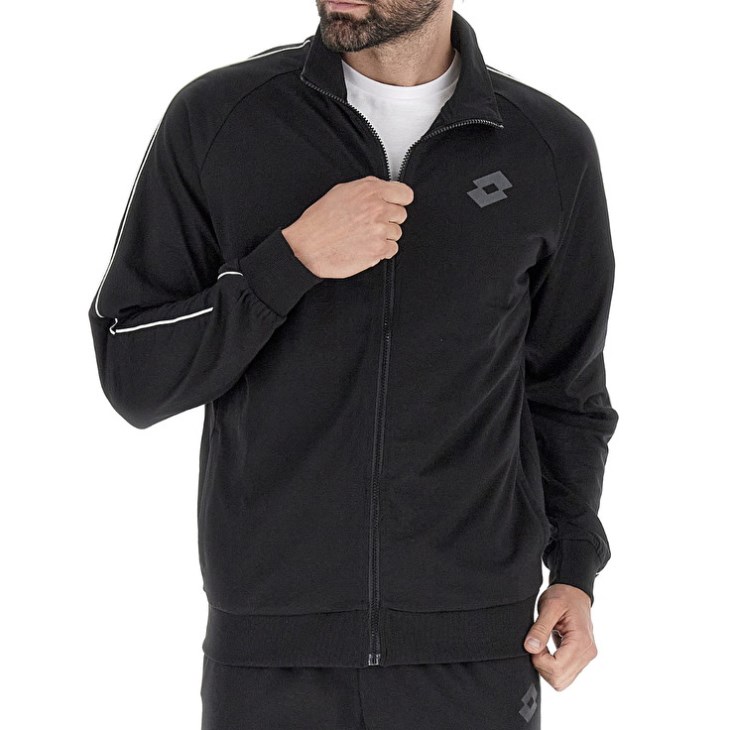 Tops Lotto Msc Sweat FZ II Hombre Negras | OI953535N1