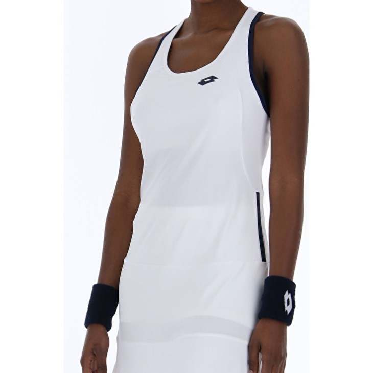 Vestido Lotto Squadra W II PL Mujer Blancas | QD466206V4