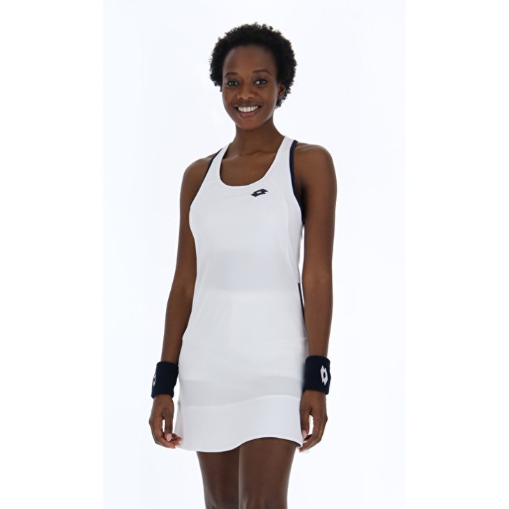 Vestido Lotto Squadra W II PL Mujer Blancas | QD466206V4