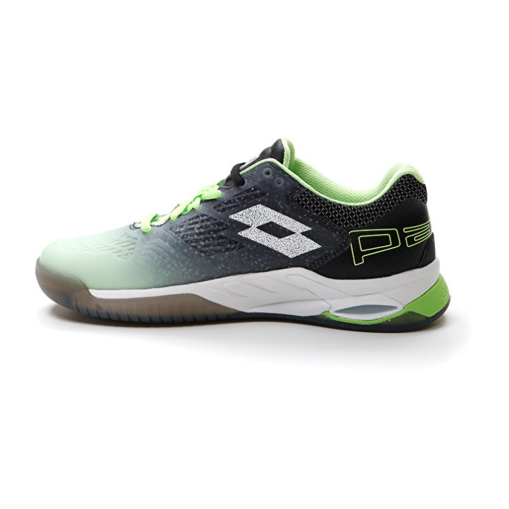 Zapatillas De Padel Lotto Superrapida 100 W Mujer Verde Blancas Negras | NA976857W2
