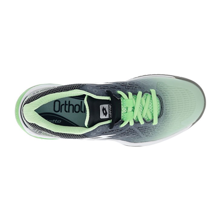 Zapatillas De Padel Lotto Superrapida 100 W Mujer Verde Blancas Negras | NA976857W2