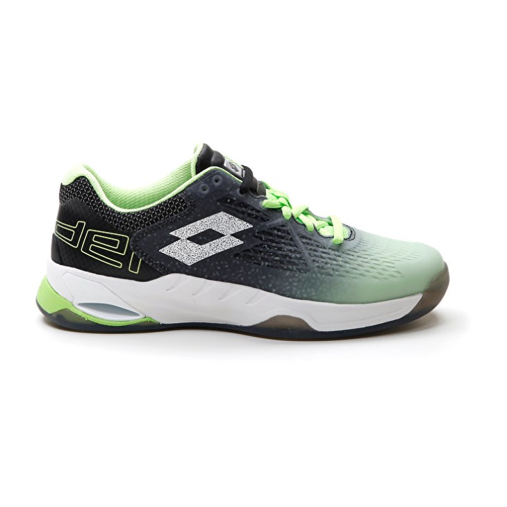 Zapatillas De Padel Lotto Superrapida 100 W Mujer Verde Blancas Negras | NA976857W2