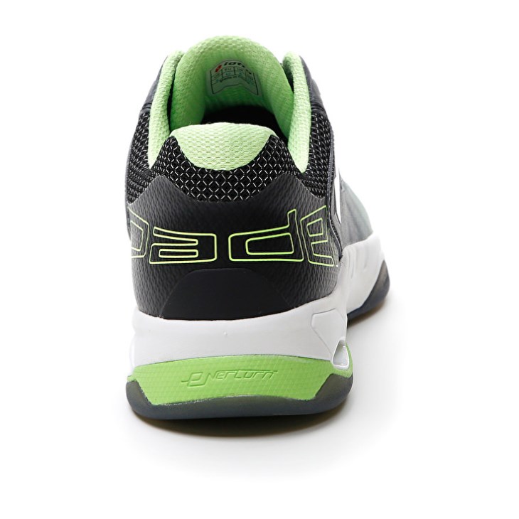 Zapatillas De Padel Lotto Superrapida 100 Hombre Verde Blancas Negras | GZ314981C0
