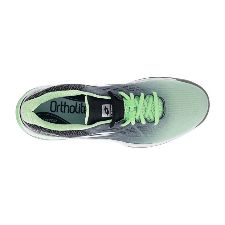 Zapatillas De Padel Lotto Superrapida 100 Hombre Verde Blancas Negras | GZ314981C0