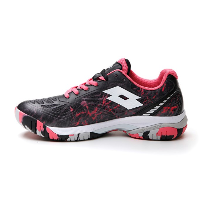 Zapatillas De Padel Lotto Superrapida 200 IV W Mujer Negras Coral | CT975277K8