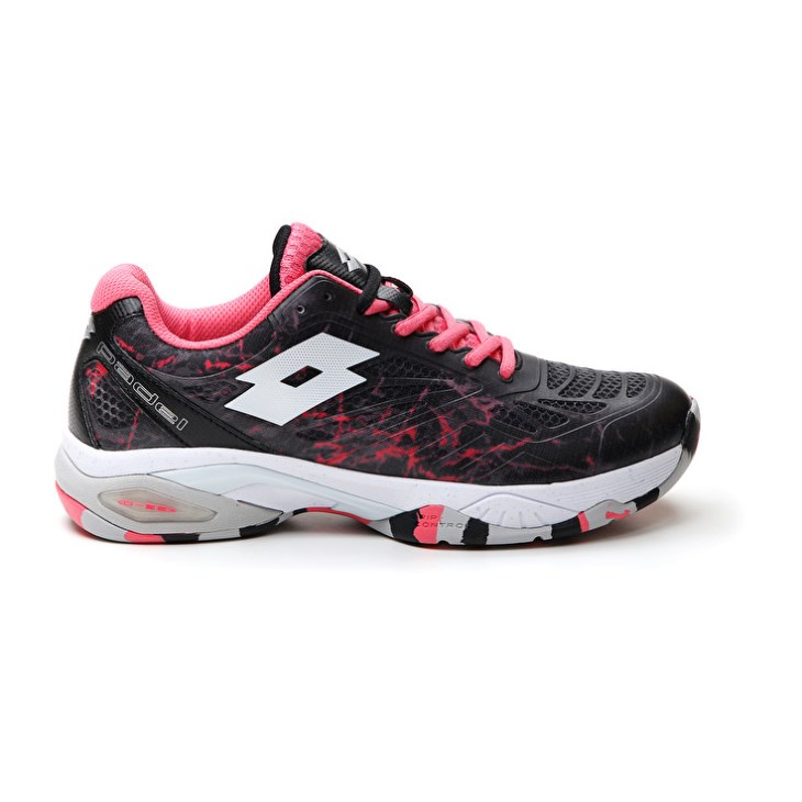 Zapatillas De Padel Lotto Superrapida 200 IV W Mujer Negras Coral | CT975277K8