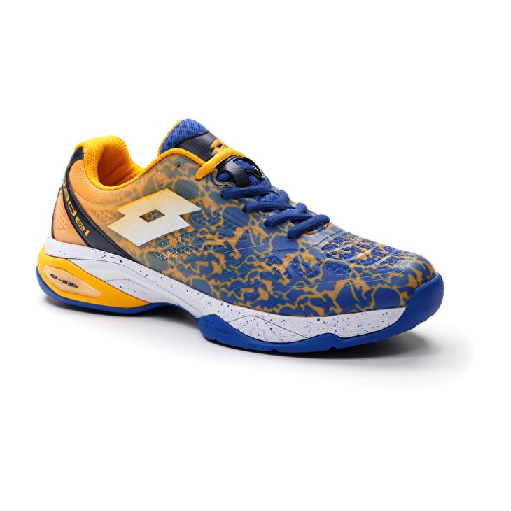 Zapatillas De Padel Lotto Superrapida 200 III Hombre Azules Amarillo | NZ625502B7