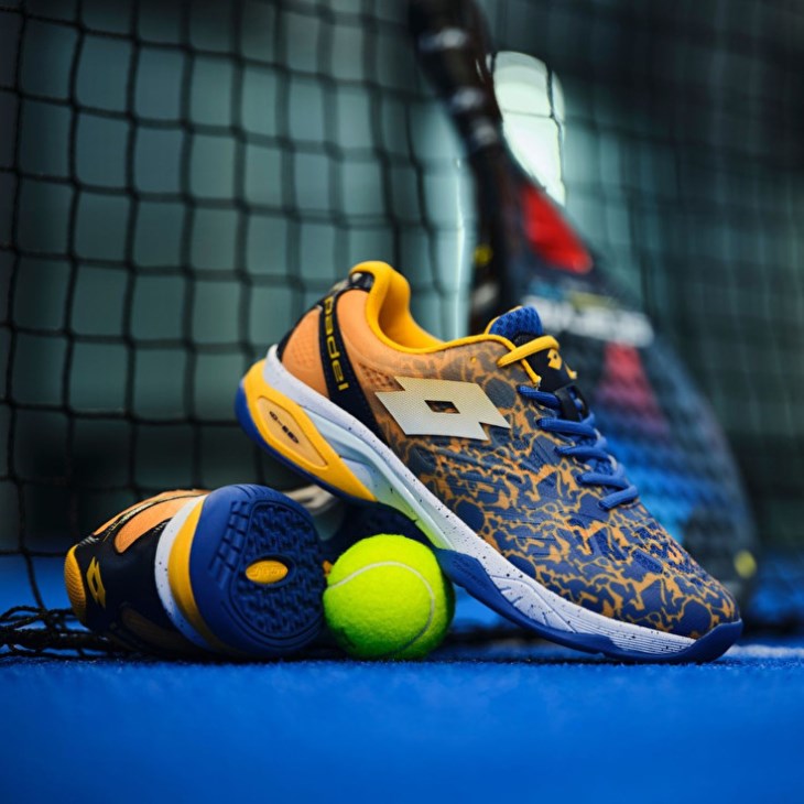Zapatillas De Padel Lotto Superrapida 200 III Hombre Azules Amarillo | NZ625502B7