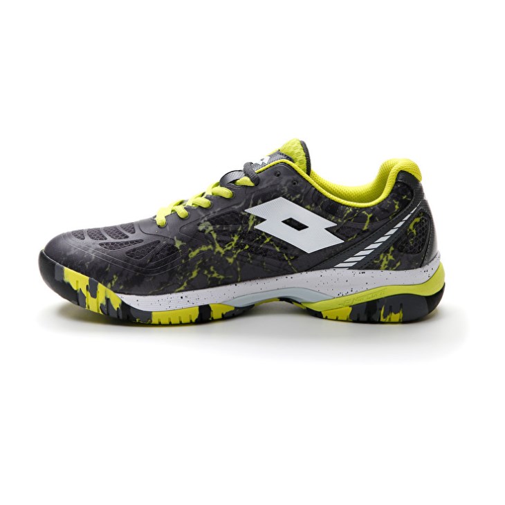 Zapatillas De Padel Lotto Superrapida 200 IV Hombre Verde Blancas Gris Oscuro | ZI857015G6