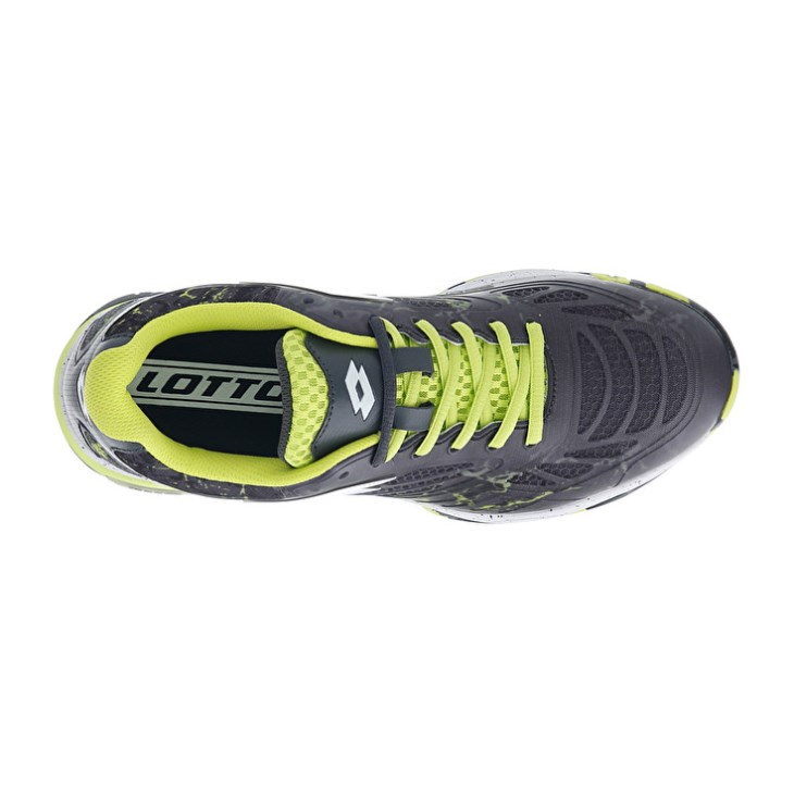Zapatillas De Padel Lotto Superrapida 200 IV Hombre Verde Blancas Gris Oscuro | ZI857015G6