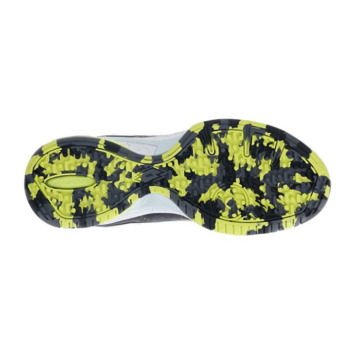 Zapatillas De Padel Lotto Superrapida 200 IV Hombre Verde Blancas Gris Oscuro | ZI857015G6