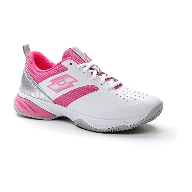 Zapatillas De Padel Lotto Superrapida 400 IV W Mujer Blancas Coral | UY867476F3