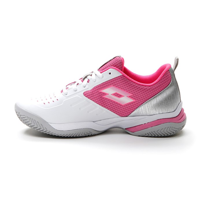 Zapatillas De Padel Lotto Superrapida 400 IV W Mujer Blancas Coral | UY867476F3