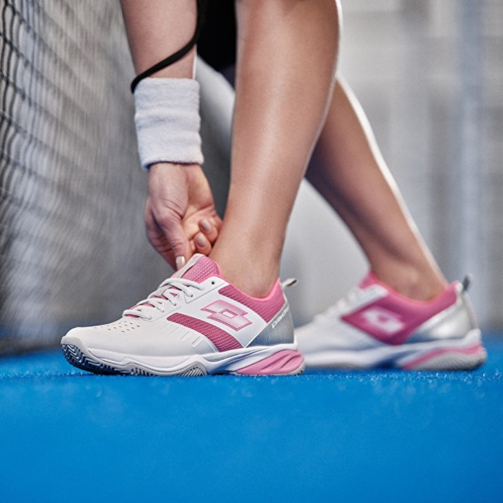 Zapatillas De Padel Lotto Superrapida 400 IV W Mujer Blancas Coral | UY867476F3