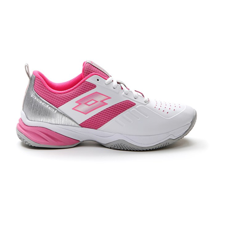 Zapatillas De Padel Lotto Superrapida 400 IV W Mujer Blancas Coral | UY867476F3