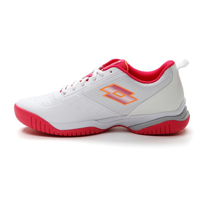 Zapatillas De Padel Lotto Superrapida 400 V W Mujer Blancas Rojas | BG458755V4