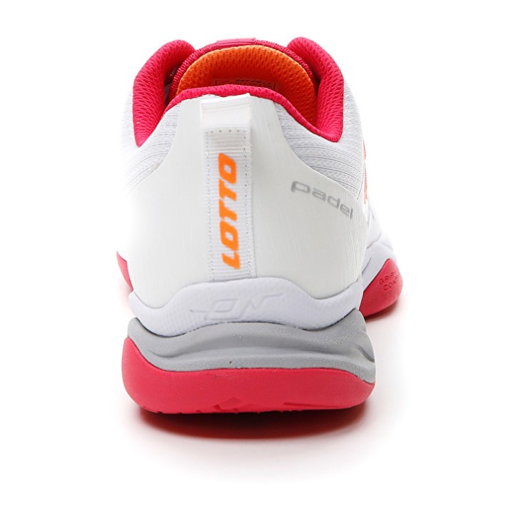 Zapatillas De Padel Lotto Superrapida 400 V W Mujer Blancas Rojas | BG458755V4