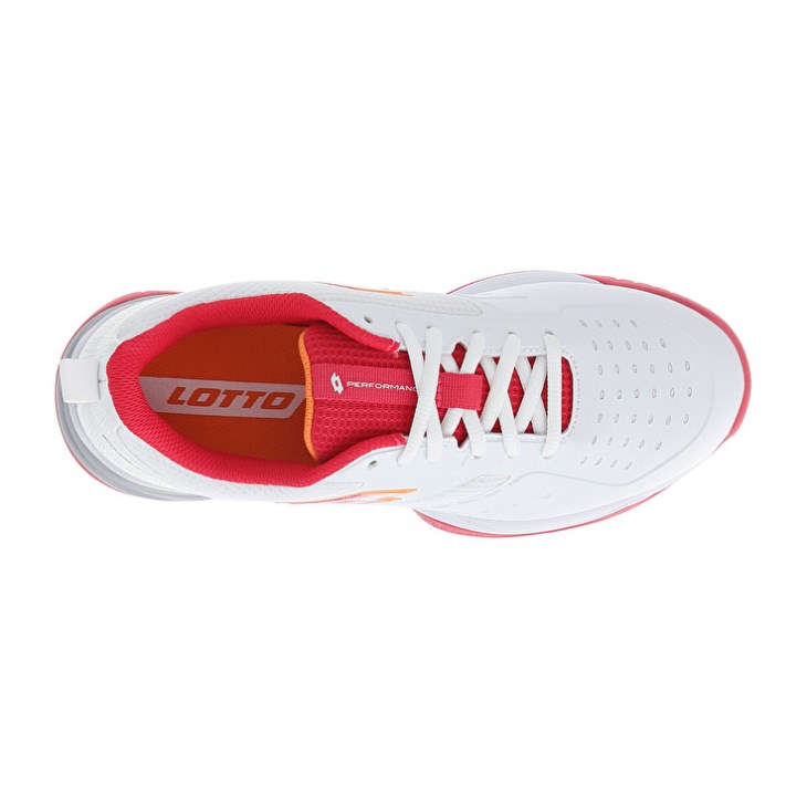 Zapatillas De Padel Lotto Superrapida 400 V W Mujer Blancas Rojas | BG458755V4