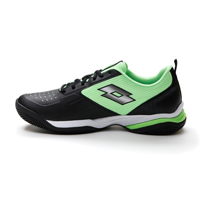 Zapatillas De Padel Lotto Superrapida 400 IV Hombre Negras Verde | BB491829I6