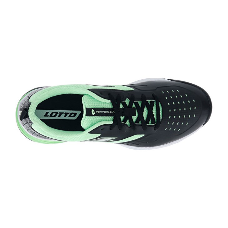 Zapatillas De Padel Lotto Superrapida 400 IV Hombre Negras Verde | BB491829I6