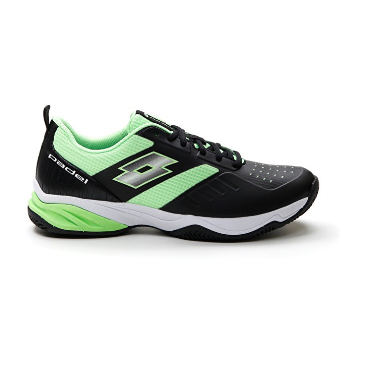 Zapatillas De Padel Lotto Superrapida 400 IV Hombre Negras Verde | BB491829I6