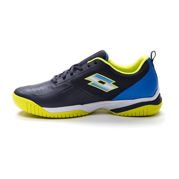 Zapatillas De Padel Lotto Superrapida 400 V Hombre Azules Amarillo Azul Marino | CF982818I8