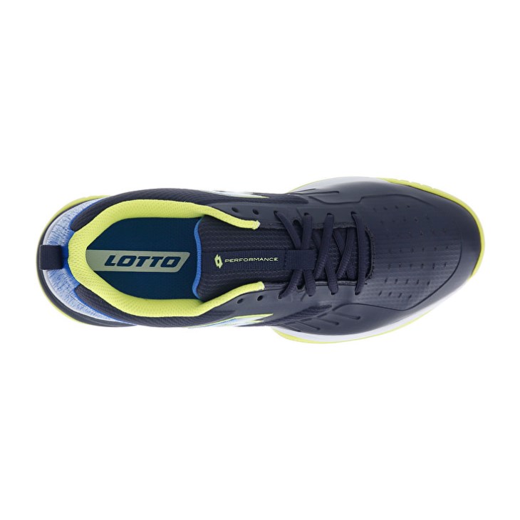 Zapatillas De Padel Lotto Superrapida 400 V Hombre Azules Amarillo Azul Marino | CF982818I8