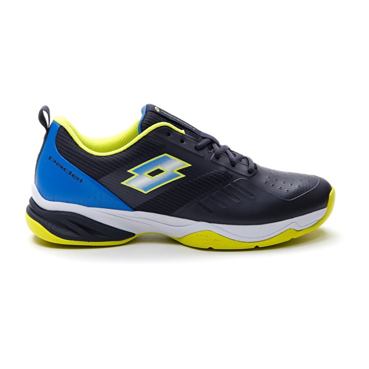 Zapatillas De Padel Lotto Superrapida 400 V Hombre Azules Amarillo Azul Marino | CF982818I8