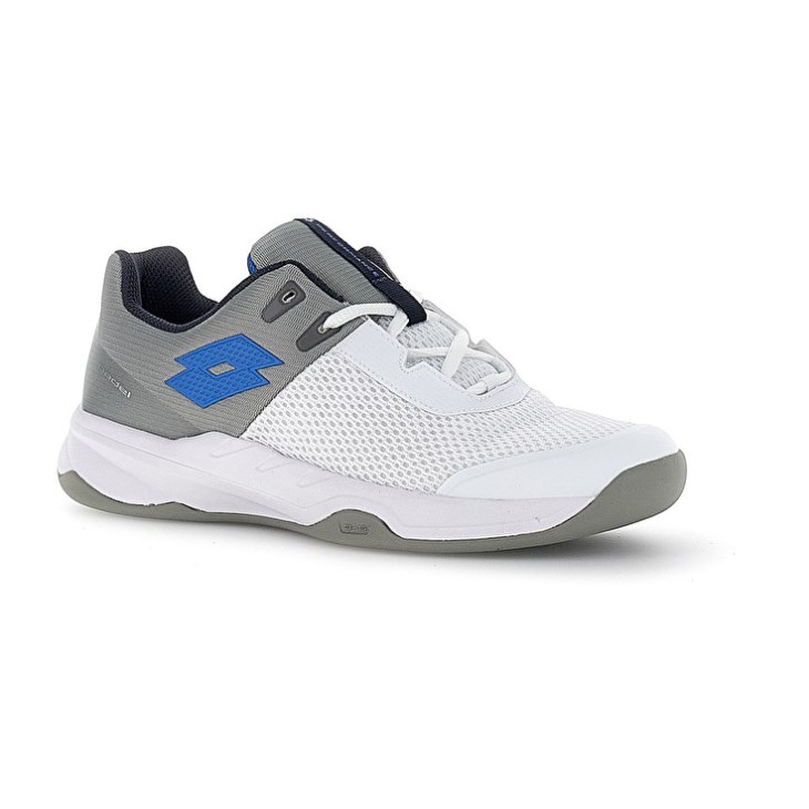 Zapatillas De Padel Lotto Superrapida 600 Hombre Gris Blancas | TI058375M1