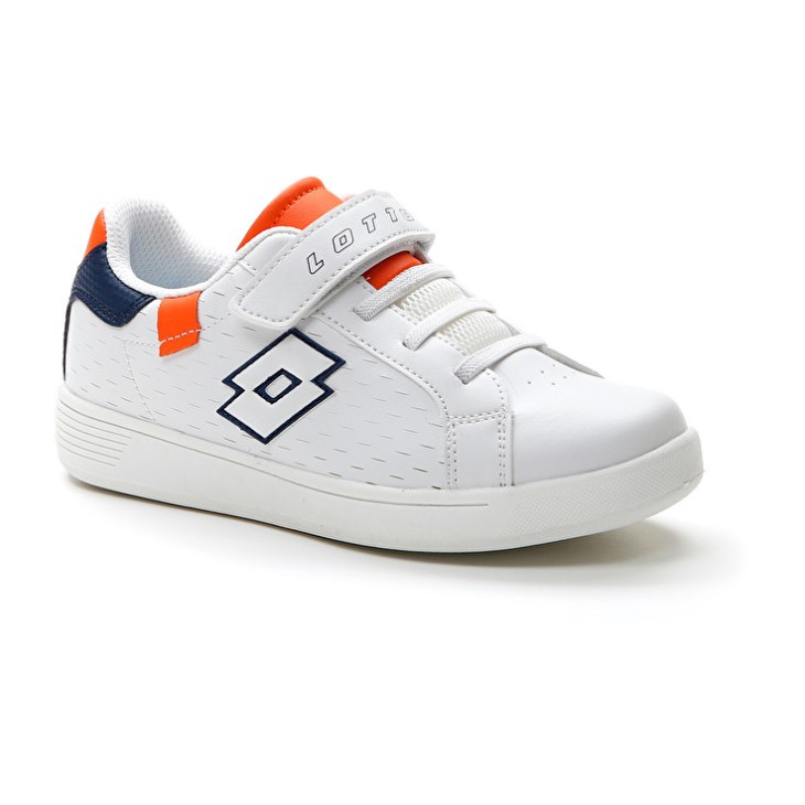 Zapatillas Deportivas Lotto 1973 AMF Evo VI Fluo CL S Niños Blancas | OU629292L3