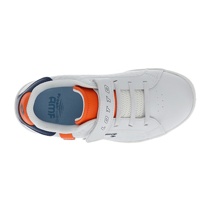Zapatillas Deportivas Lotto 1973 AMF Evo VI Fluo CL S Niños Blancas | OU629292L3