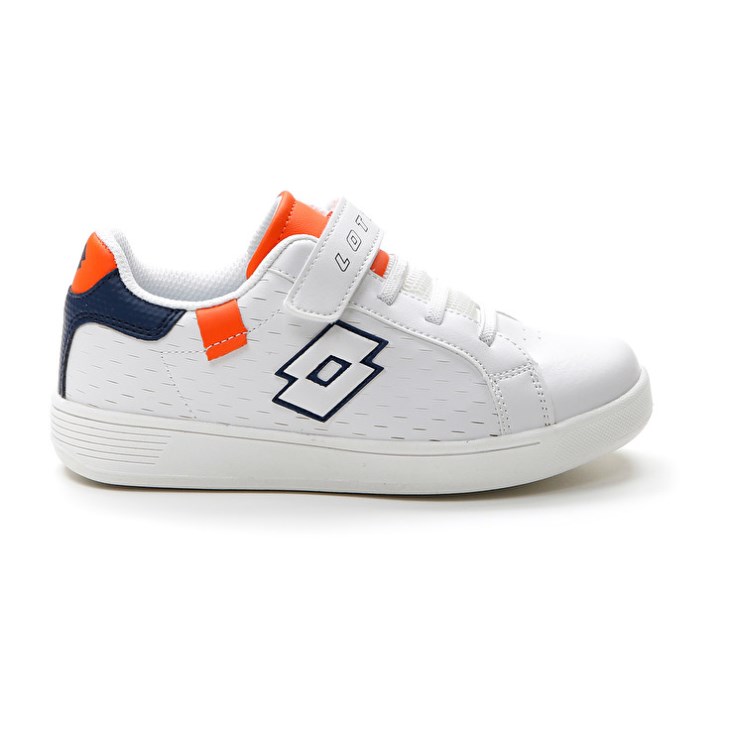 Zapatillas Deportivas Lotto 1973 AMF Evo VI Fluo CL S Niños Blancas | OU629292L3
