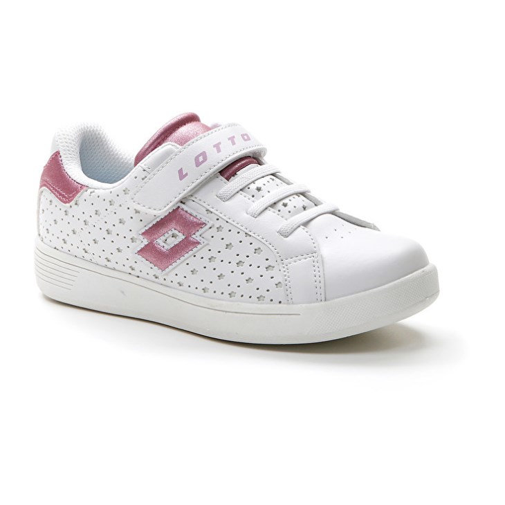 Zapatillas Deportivas Lotto 1973 AMF Evo VI Glitter CL S Niños Blancas | QV977587K6