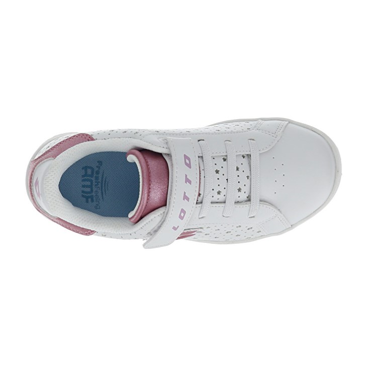 Zapatillas Deportivas Lotto 1973 AMF Evo VI Glitter CL S Niños Blancas | QV977587K6