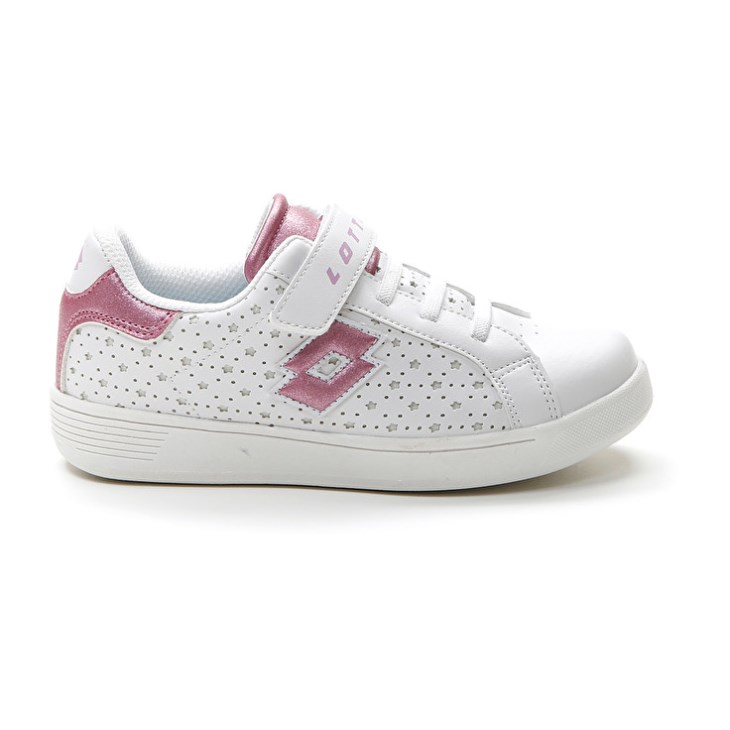 Zapatillas Deportivas Lotto 1973 AMF Evo VI Glitter CL S Niños Blancas | QV977587K6
