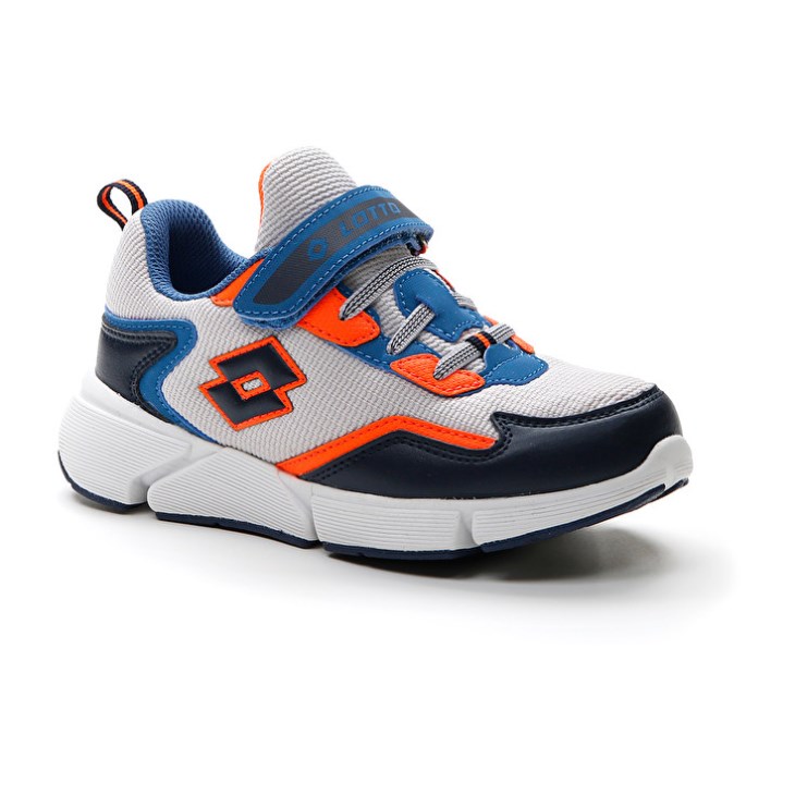 Zapatillas Deportivas Lotto Libra AMF 5 II CL S Niños Blancas Azules Negras | WT147384I7